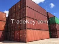 Used 20ft/40ft HC/HQ Steel Containers Supplier