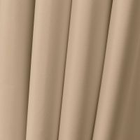100% Blackout Satin Curtains Fabric With Silicon Finish Sound And Heat Insulation