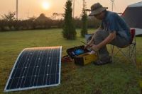 Creative Portable Power Bank/portable Power Station Outdoor Solar Power Bank