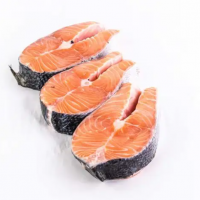 Frozen salmon fis...