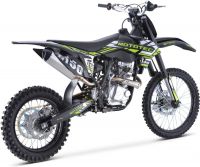 MotoTec X4 150cc 4-Stroke Gas Dirt Bike Black, 76x32x47