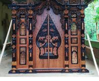 Wood Art Carved Teak Wood Door Frame