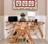 Unique Abstract Teak Root Console Table Console Table