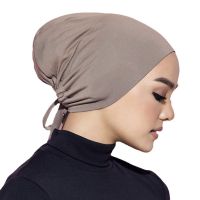 Modal Muslim Turban Hat Inner Hijab Caps Islamic Underscarf Bonnet Female Headwrap Turbante Mujer Muslim Women Hijab Cap