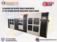 Best 4-8 MM Rope Making Machine Manufacturer In India.