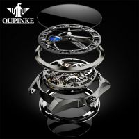 Oupinke3268  Automatic Mechanical Fashion Movement Watch Waterproof Casual Sport  Luxury Men Classic Business Men Wristwatch