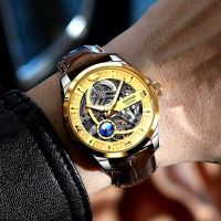 OUPINKE 3268 Classic Casual Calendar digital luxury Waterproof gold style custom logo wrist automatic mechanical men watches