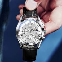 OLEVS Hot Sale Luxury Men&#039;s Watches Water Resistant Wholesale Quartz Business Leather Watch Brand Custom Logo Wristwatch