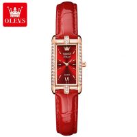 Olevs 6623 luxury gifts for women set  customized sports fashion waterproof  diamond leather ladies watch quartz watches
