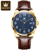 OLEVS 5566 Men's and Women's Watch Fashion Casual Quartz Men's and Women's Watch Low Order Quantity Low Price Alloy Case Christmas Double Clocks