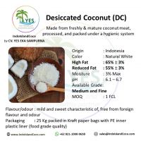 DESICCATED COCONUT  REDUCED FAT - FINE &amp; MEDIUM GRADE