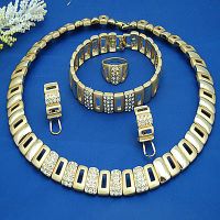 24K Gold Necklace Set