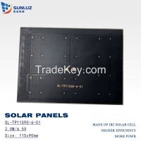 Solar Module 6.6v 2.0w, 115x90mm, Black Small Photovoltaic Module