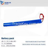 Battery Pack 11.1v 2600mah For Solar Energy System