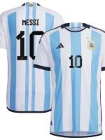Adidas Men's Lionel Messi Argentina 2022 World Cup Winning Three Star Jersey