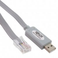 USB A Male Plug to RJ45 Male Gray Flat Double Shielded
