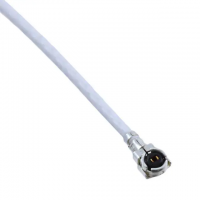 W.FL Plug, Right Angle Female to Cable (Round) 0.81mm OD Coaxial Cable