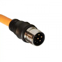 M23 8 Male Pins to Wire Leads Thermoplastic Polyurethane (TPU) 9.84' (3.00m)