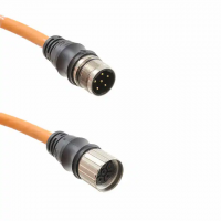 M23 6 Male Pins to M23 6 Plug Thermoplastic Polyurethane (TPU) 9.84' (3.00m)