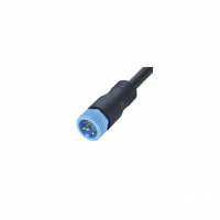 M20 8 (3 Power + 5 Signal) Male Pins to Wire Leads Polyvinyl Chloride (PVC) 3.28' (1.00m)