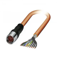 M23 13 (4 + 4 Data + 4 Power + PE) Male Pins to Wire Leads Polyurethane (PUR) 6.56' (2.00m)
