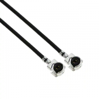 U.FL (UMCC), AMC Plug, Right Angle Female to U.FL (UMCC), AMC Plug, Right Angle 0.81mm OD Coaxial Cable
