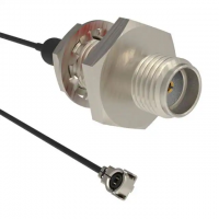U.FL (UMCC), AMC Plug, Right Angle Female to SMA Jack 1.13mm OD Coaxial Cable