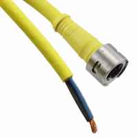 M12 5 Female Sockets to Wire Leads Rubber 6.56' (2.00m)
