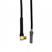 SMPS Plug Male to SMPM Plug, Right Angle 0.047" Flexible Cable