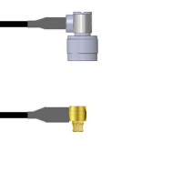 SMP Plug, Right Angle Male to N-Type Plug, Right Angle RG-174