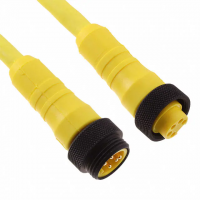 7/8" 5 Male Pins to 7/8" 5 Plug Thermoplastic Elastomer (TPE) 98.4' (30.0m)