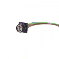 DIN 13 (4 Data + 4 Power + 4 Signal + PE) Male Pins to Wire Leads Polyurethane (PUR) 1.64' (500.00mm)