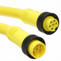 7/8" 6 Male Pins to 7/8" 6 Plug Polyvinyl Chloride (PVC) 6.00' (1.83m)