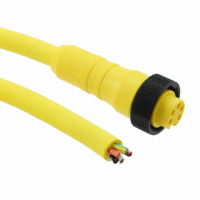 7/8" 5 Female Sockets to Wire Leads Thermoplastic Elastomer (TPE) 9.84' (3.00m)
