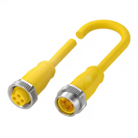 7/8" 4 Male Pins to 7/8" 4 Plug Polyvinyl Chloride (PVC) 98.4' (30.0m)