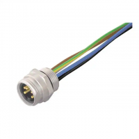 7/8" 5 (4 + PE) Male Pins to Wire Leads 1.64' (500.00mm)