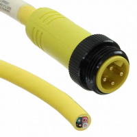 7/8" (M22) 4 Male Pins to Wire Leads Polyvinyl Chloride (PVC) 6.56' (2.00m)