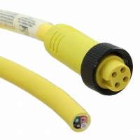 7/8" (M22) 4 Female Sockets to Wire Leads Polyvinyl Chloride (PVC) 6.56' (2.00m)