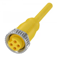 7/8" 4 Female Sockets to Wire Leads Polyvinyl Chloride (PVC) 9.84' (3.00m)