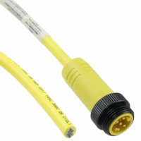 7/8" A 6 Male Pins to Wire Leads Polyvinyl Chloride (PVC) 6.56' (2.00m)