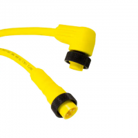 7/8" 4 Male Pins to 7/8" 4 Plug, Right Angle Thermoplastic Elastomer (TPE) 9.84' (3.00m)