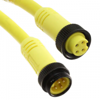 7/8" 4 Male Pins to 7/8" 4 Plug Thermoplastic Elastomer (TPE) 98.4' (30.0m)