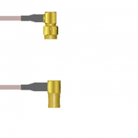 SMA Plug, Right Angle Male to SMB Plug, Right Angle RG-178