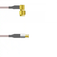 SMA Plug, Right Angle Male to MCX Plug RG-316
