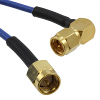 SMA Plug, Right Angle Male to SMA Plug 2.54mm OD Coaxial Cable 
