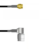 SMA Plug Male to TNC Plug, Right Angle RG-174