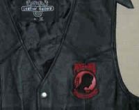 POW MIA Vest With Red Letterig