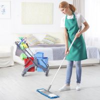 Jesun Chenille Microfiber Flat Dust Trapeadore Floor Mop with Extendable Handle