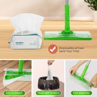 Non Woven Disposable Mop Dust Flat Mop Household Floor Cleaning Mop Floor Cleaning Wet Wipes 