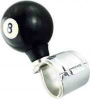 Billiard Black 8 Car Steering Assistant: Premium Power Steering Wheel Knob for Enhanced Maneuverability & Universal Compatibility ÃƒÂ¢Ã¯Â¿Â½Ã¯Â¿Â½ Perfect fo